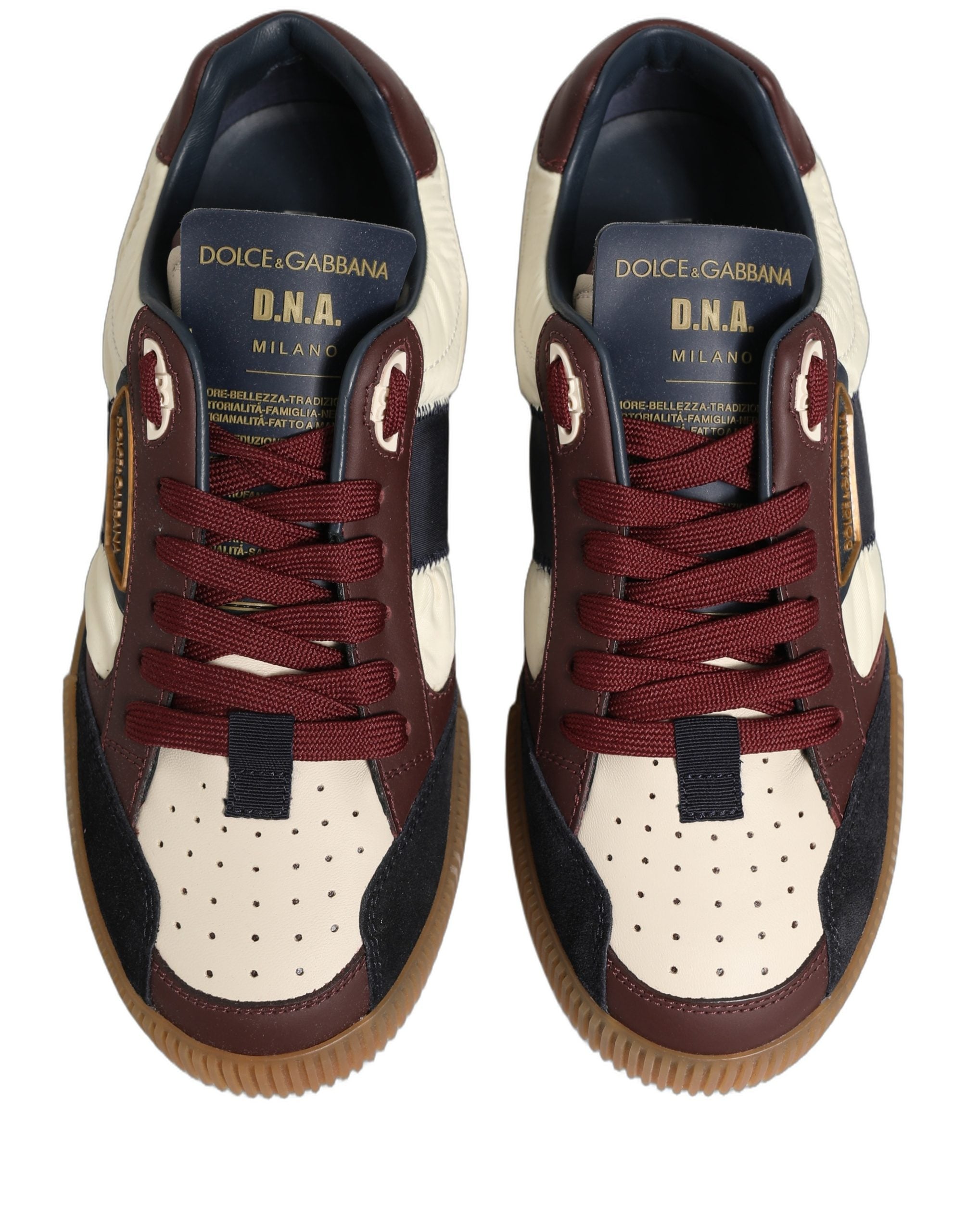 Dolce & Gabbana MIAMI Multicolor Low Top Sneakers, Italian Luxury