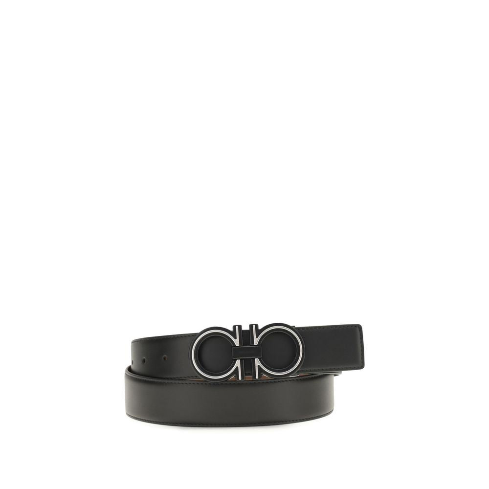 Ferragamo Blue Calf Leather Belt – Timeless Luxury Accessory