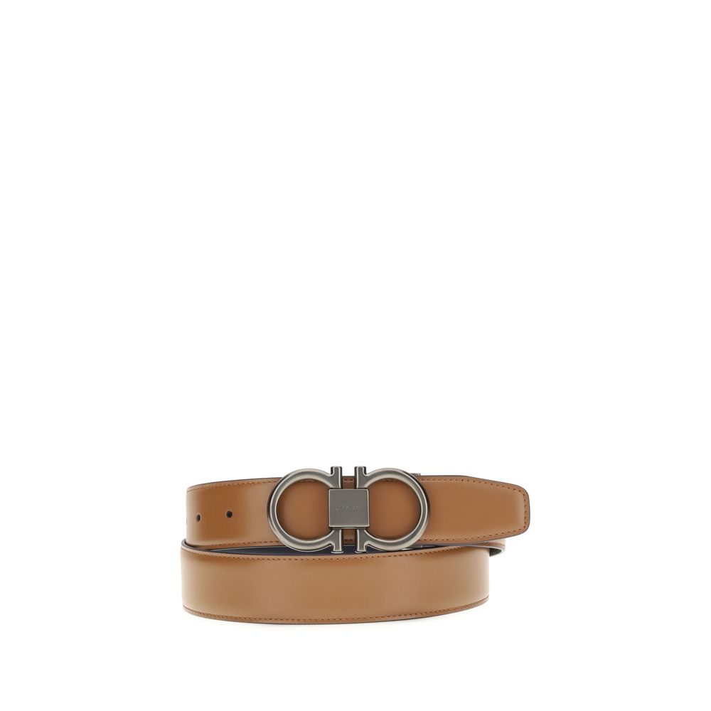 Ferragamo Beige Calf Leather Belt – Timeless Luxury Accessory
