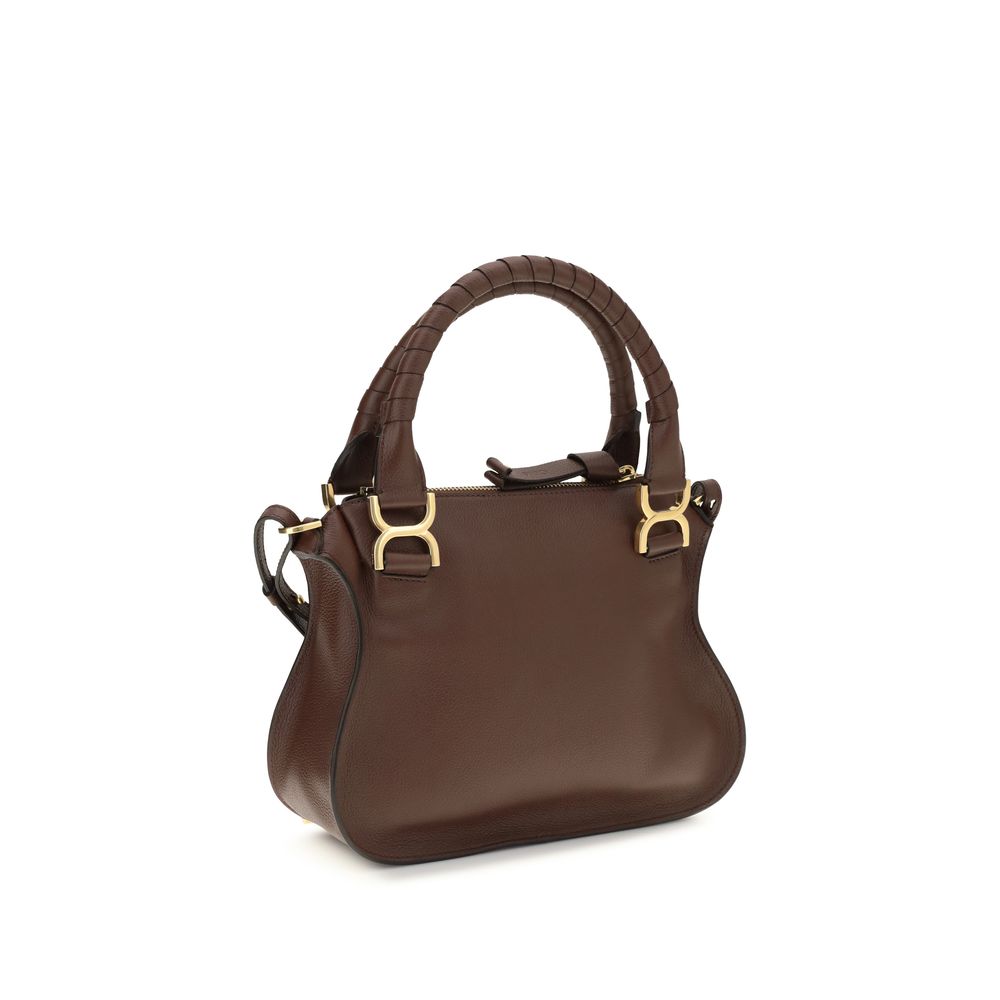 Chloé Brown Calf Leather Bos Taurus Shoulder Bag, Designer Luxe