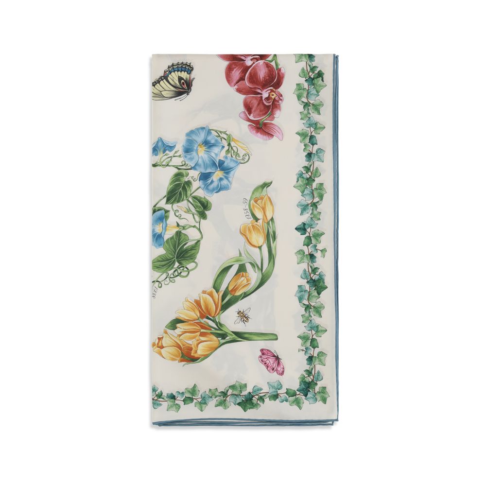 Ferragamo Multicolor Silk Scarf - Luxurious Artistic Accessory