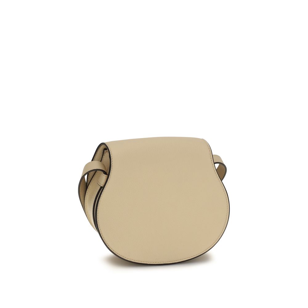 Chloé Beige Calf Leather Bos Taurus Shoulder Bag - Artisanal Luxury