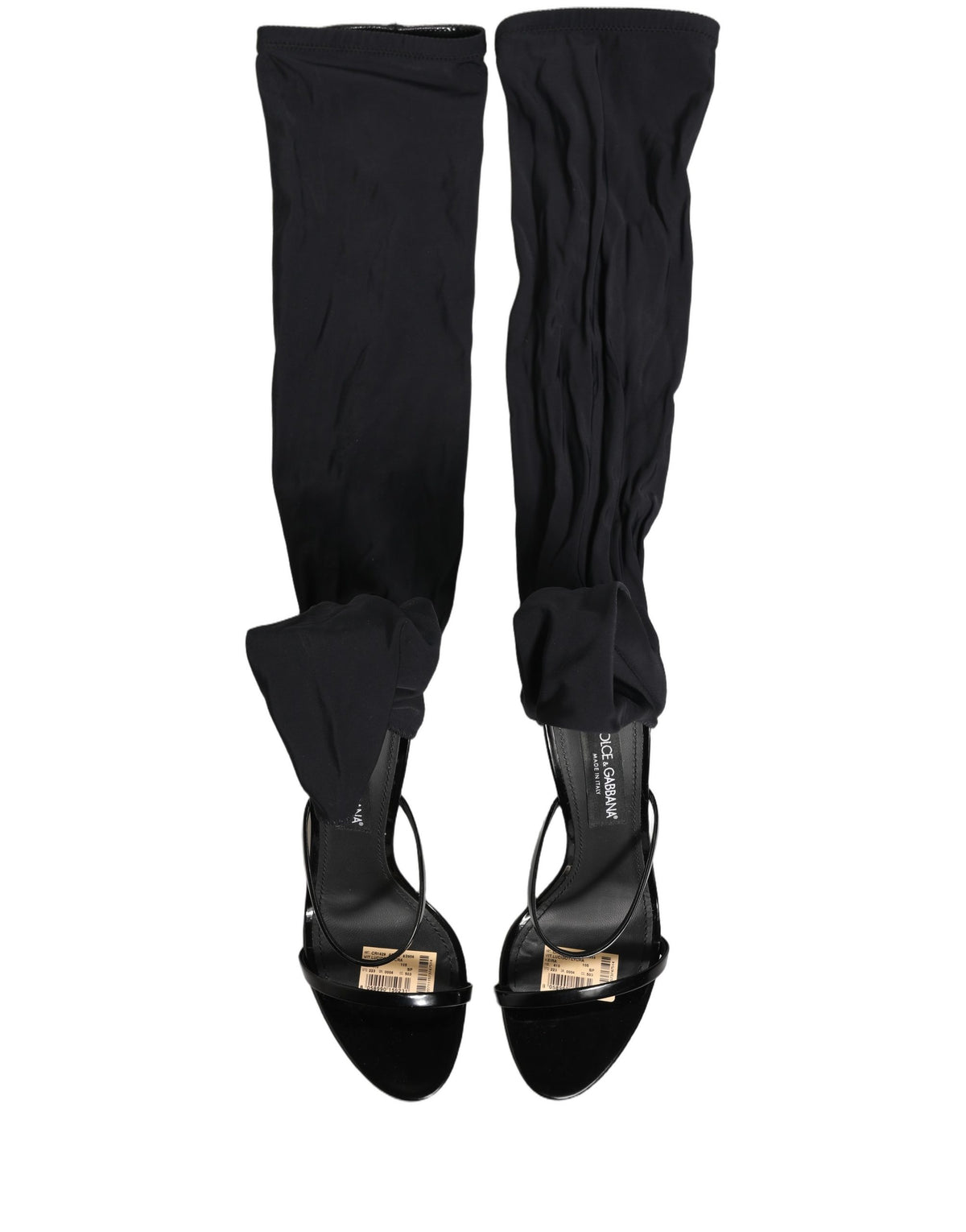 Dolce & Gabbana Stiletto Sandals Socks - Artisanal Luxury Footwear