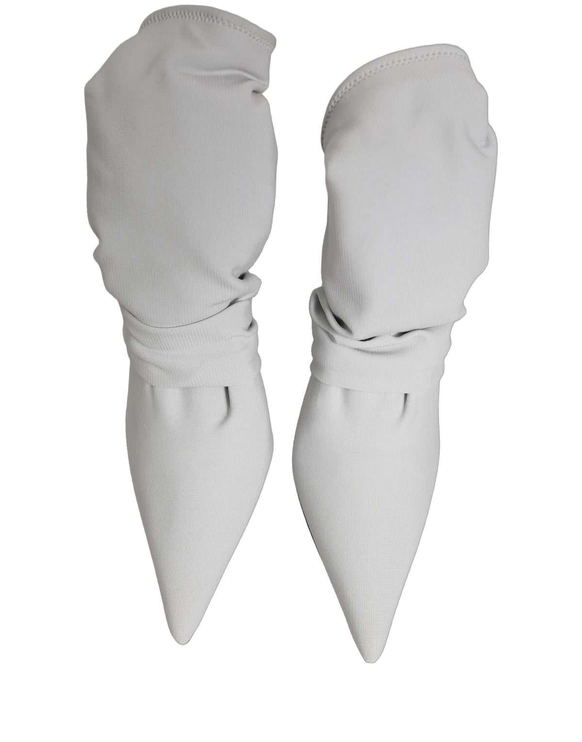 Dolce & Gabbana Gray Stretch Stiletto Ankle Boots Couture