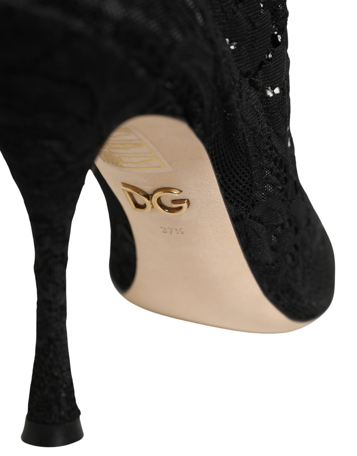 Dolce & Gabbana Taormina Lace Boots - Artisanal Elegance