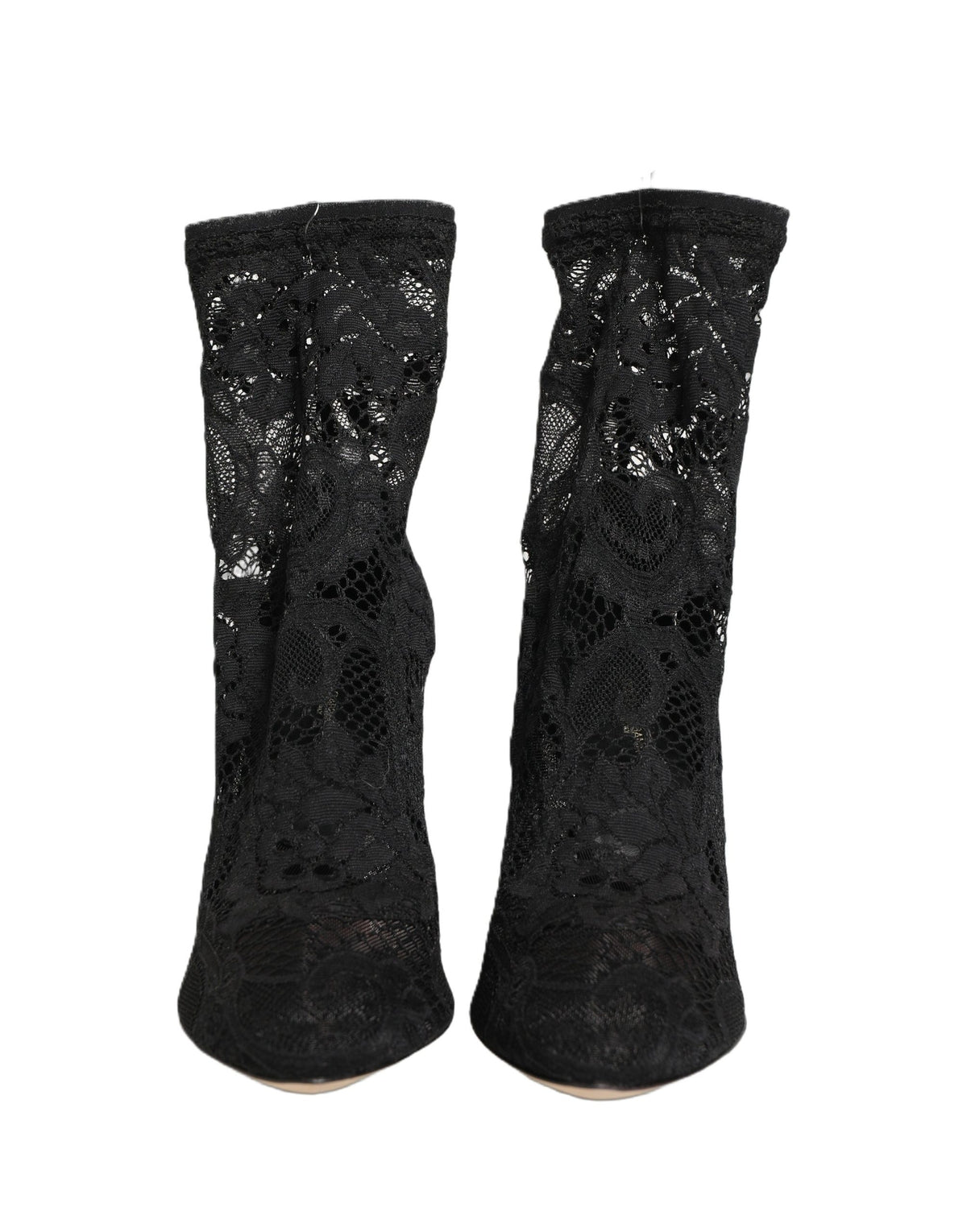 Dolce & Gabbana Taormina Lace Boots - Timeless Luxury Elegance