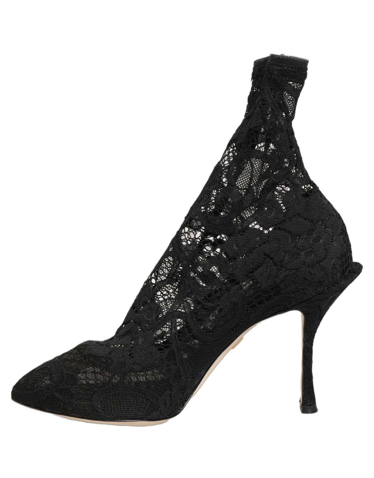 Dolce & Gabbana Taormina Lace Boots - Artisanal Elegance