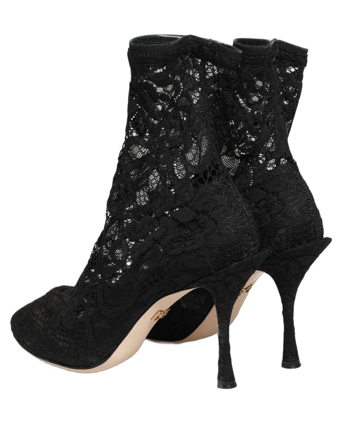 Dolce & Gabbana Taormina Lace Boots - Artisanal Elegance