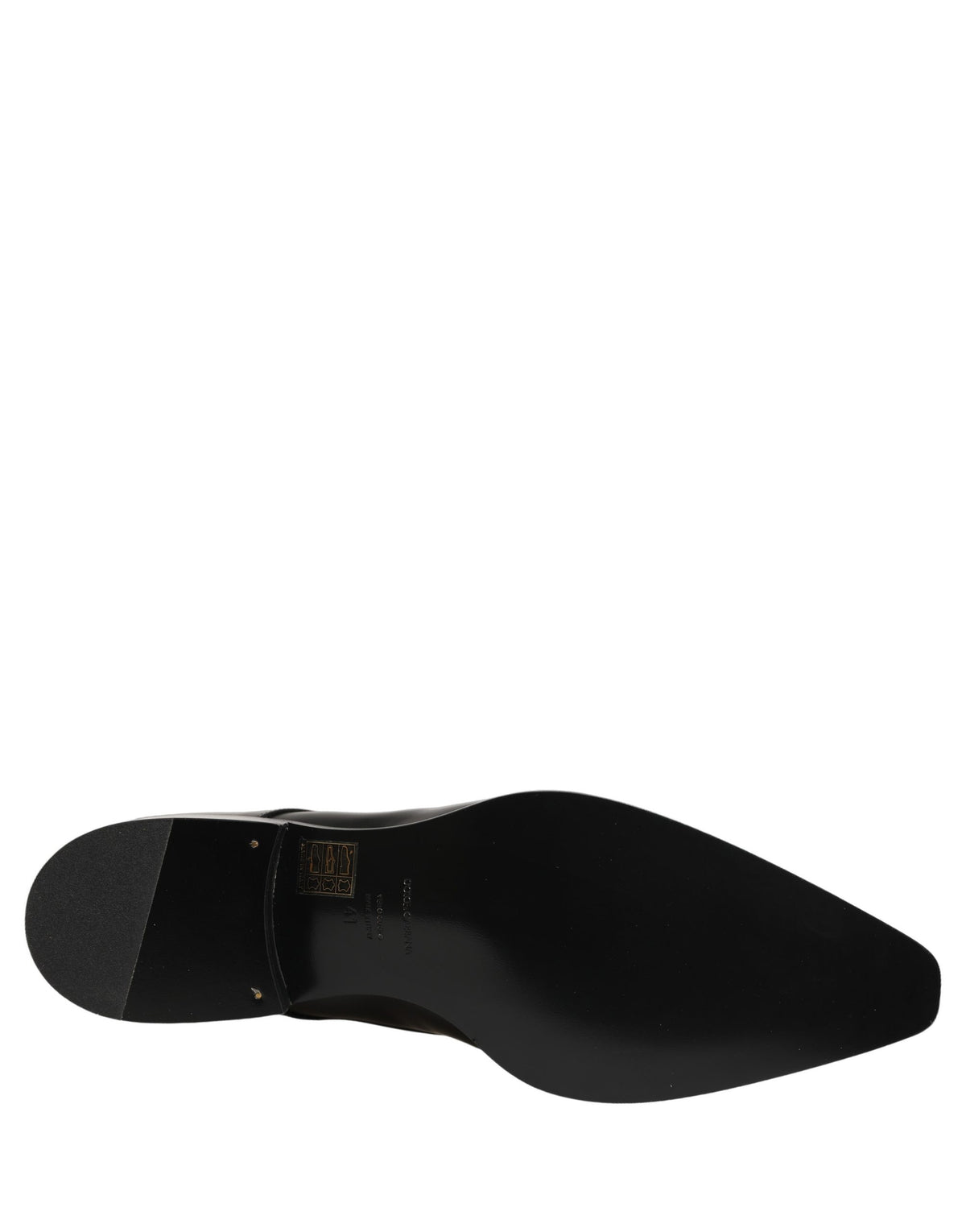 Dolce & Gabbana Black Leather Derby Shoes - Timeless Elegance