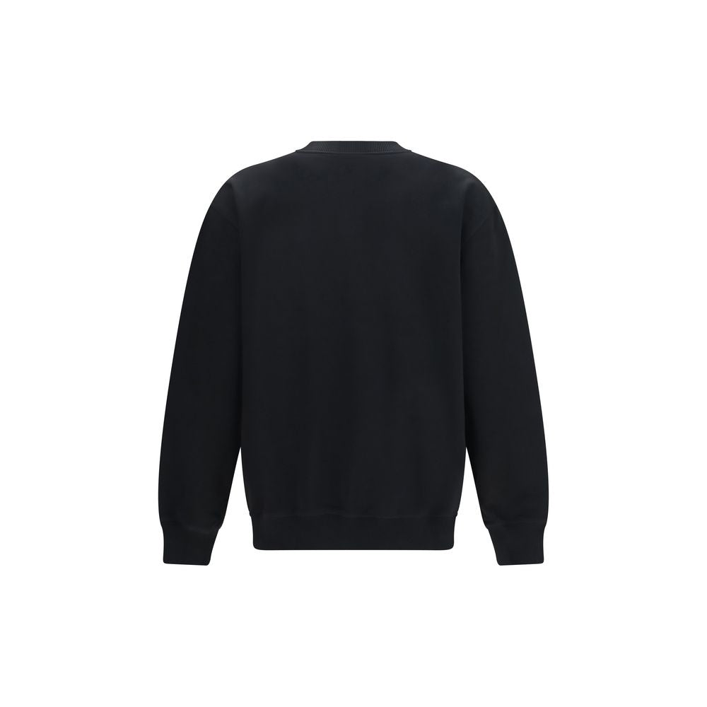 Balmain Black Cotton Sweatshirt - Timeless Luxury for All
