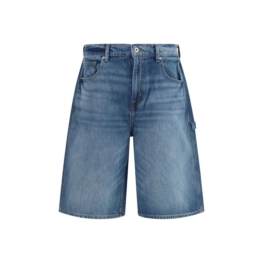 Discover the 7FOR Blue Cotton Bermuda Shorts, a luxurious blend of comfort and style, crafted for those who embody elegance and sophistication in every moment.