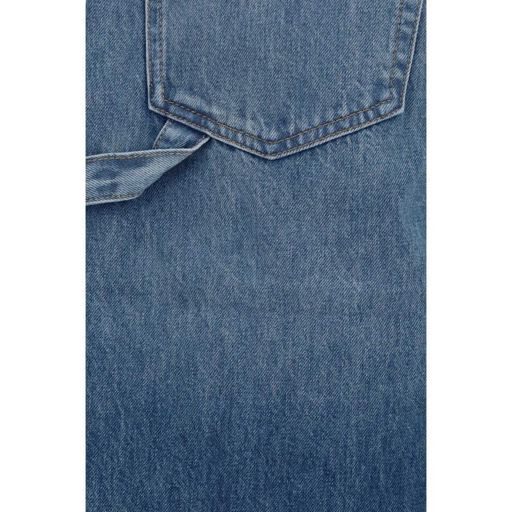 Indulge in the allure of 7FOR Blue Cotton Bermuda Shorts, crafted from 100% cotton for effortless elegance. Elevate your wardrobe with luxury and sophistication.