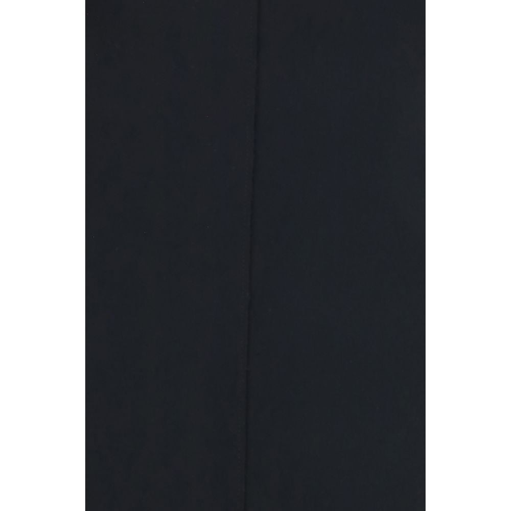 Experience the allure of the Khaite Black Polyester Cocktail Dress, crafted from luxurious double-face crepe, embodying sculptural elegance for unforgettable evenings.