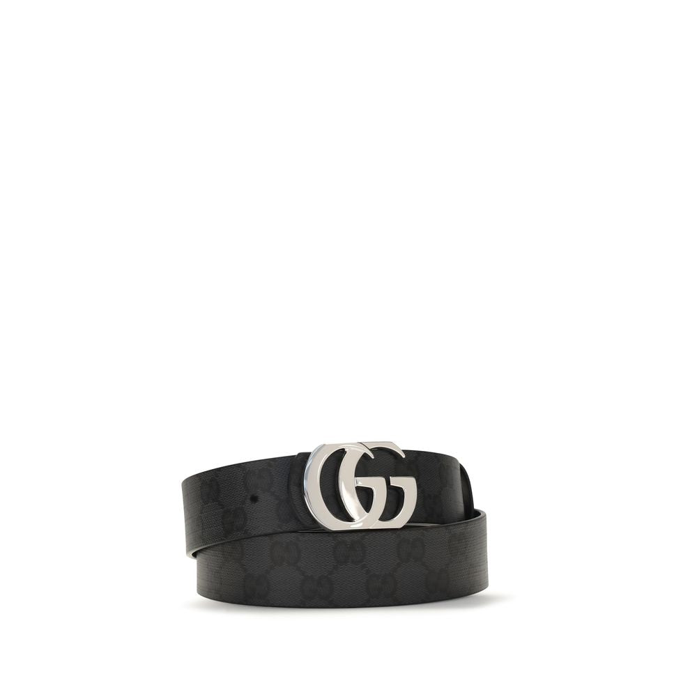 Gucci Black Calf Leather Bos Taurus Regular Belt - Luxury Accessory