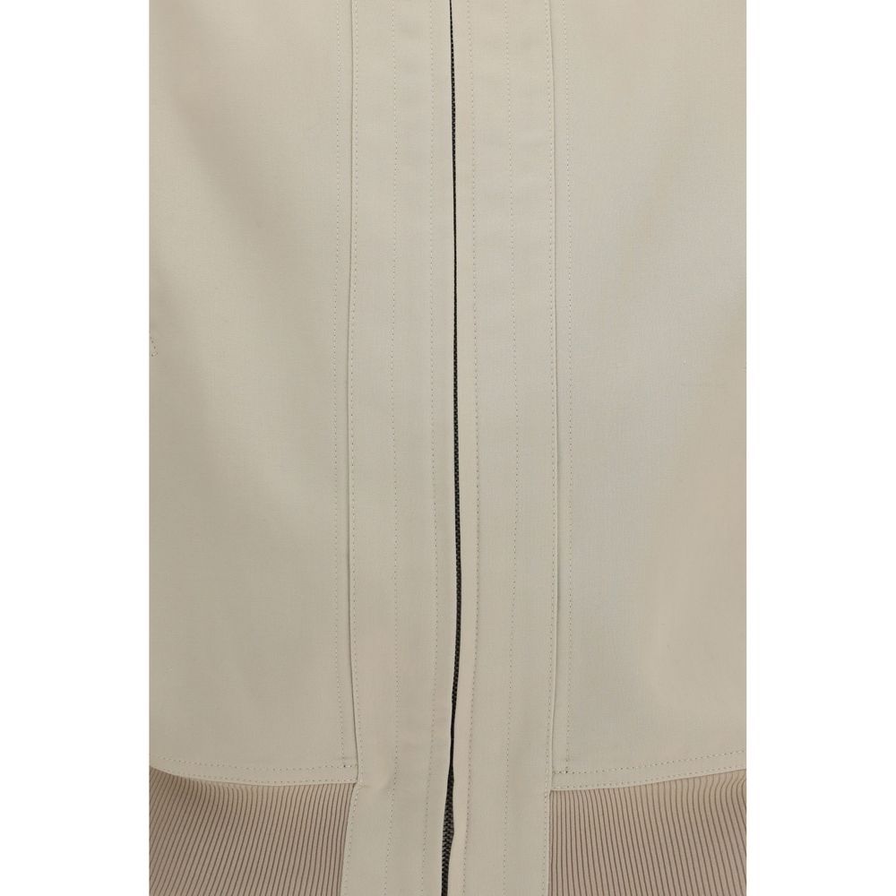 Elevate your wardrobe with the Gucci Beige Cotton Bomber, a masterpiece of contemporary design and luxurious craftsmanship, perfect for any sophisticated occasion.