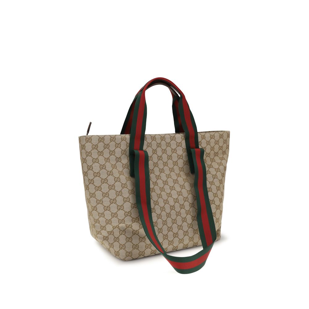 Gucci Beige Fabric Shoulder Bag | Luxury Designer Tote