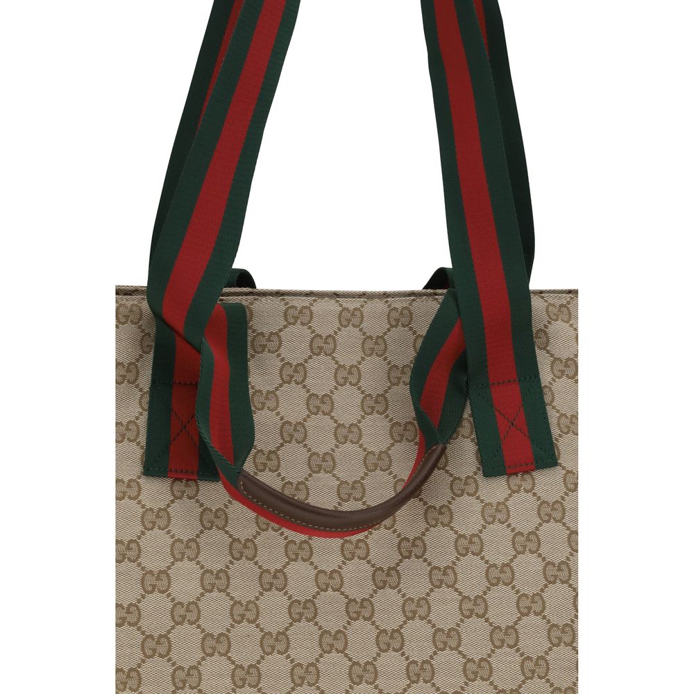 Gucci Beige Fabric Shoulder Bag | Designer Luxury Tote