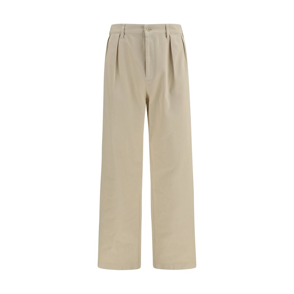 Prada Beige Cotton Casual Pants - Timeless Luxury Essentials