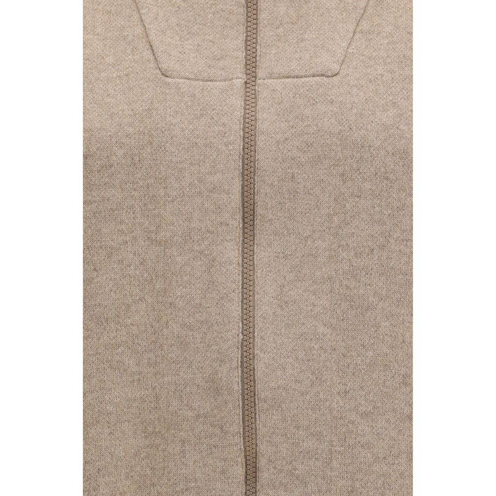 Brunello Cucinelli Beige Cashmere Cardigan - Timeless Luxury Wear
