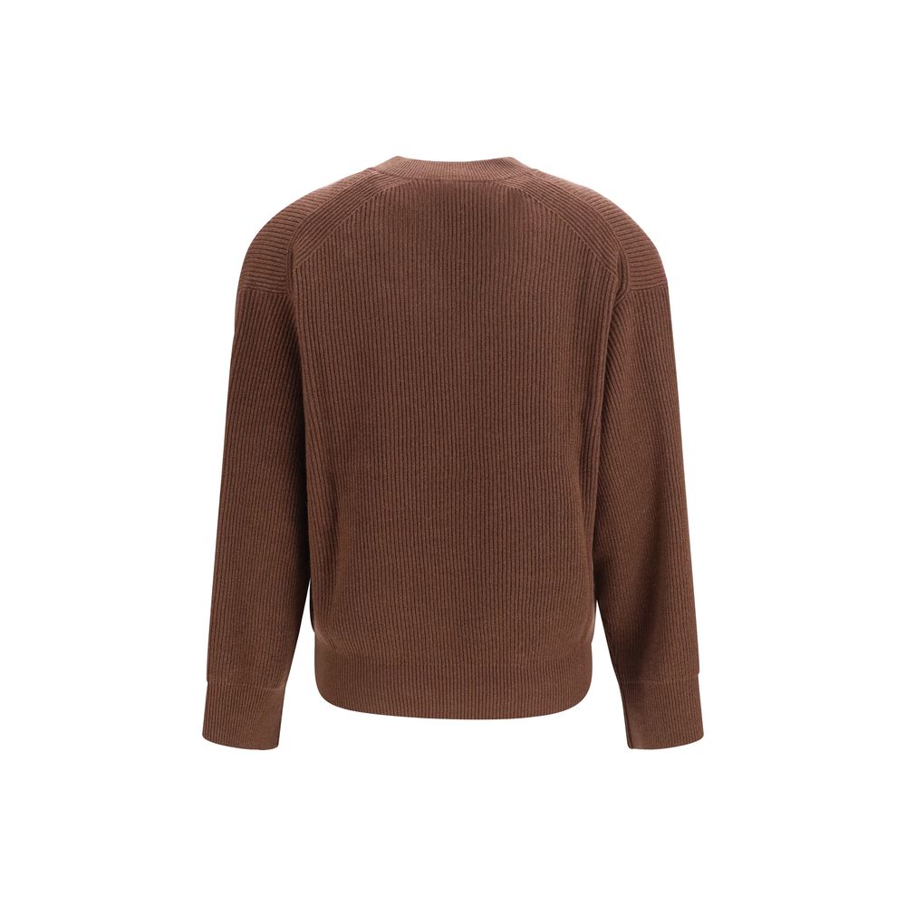 Brunello Cucinelli Brown Cashmere Sweater - Timeless Luxury