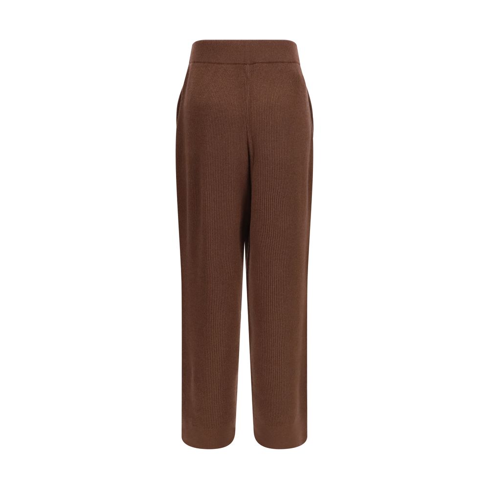Brunello Cucinelli Brown Cashmere Casual Pants - Timeless Luxury