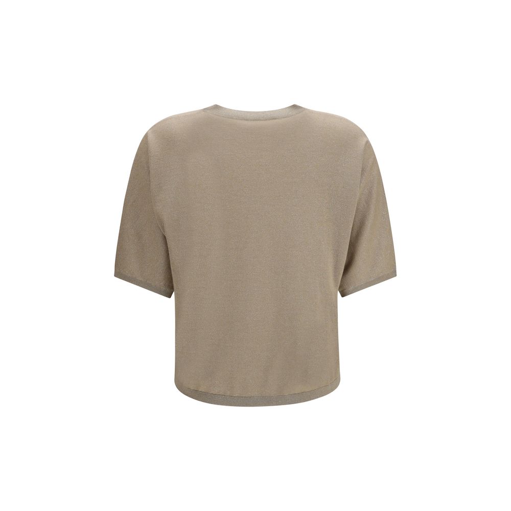 Brunello Cucinelli Cashmere-Silk T-Shirt - Timeless Luxury