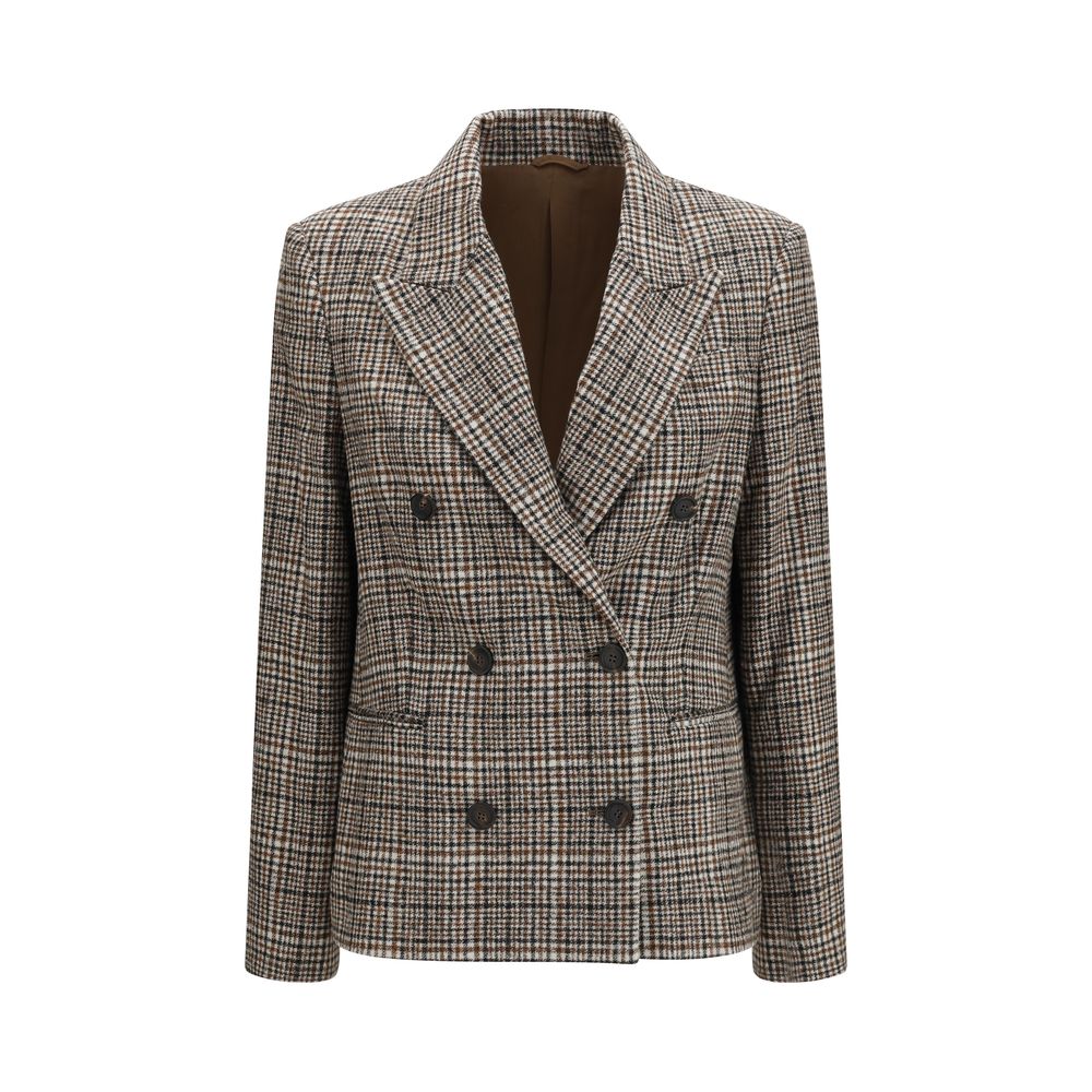 Brunello Cucinelli Multicolor Alpaca Jacket - Timeless Luxury