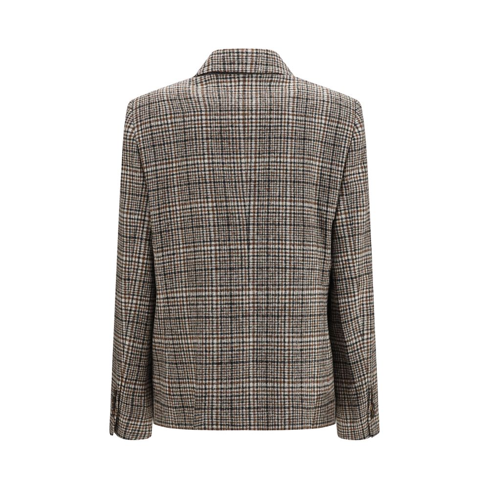 Brunello Cucinelli Multicolor Alpaca Jacket - Timeless Luxury