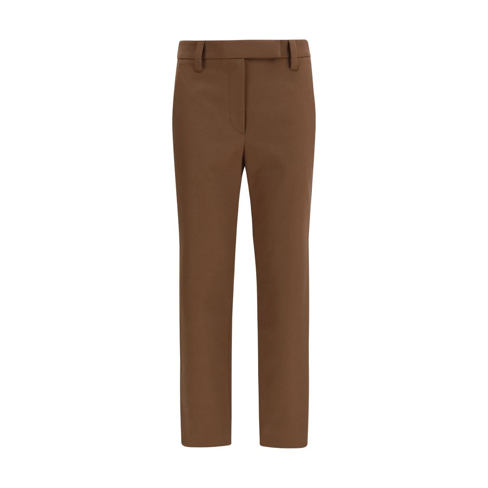 Brunello Cucinelli Brown Casual Pants - Elevate Your Elegance