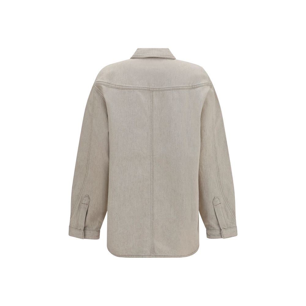 Jacquemus Beige Denim Shirt - Artisanal Luxury Fashion