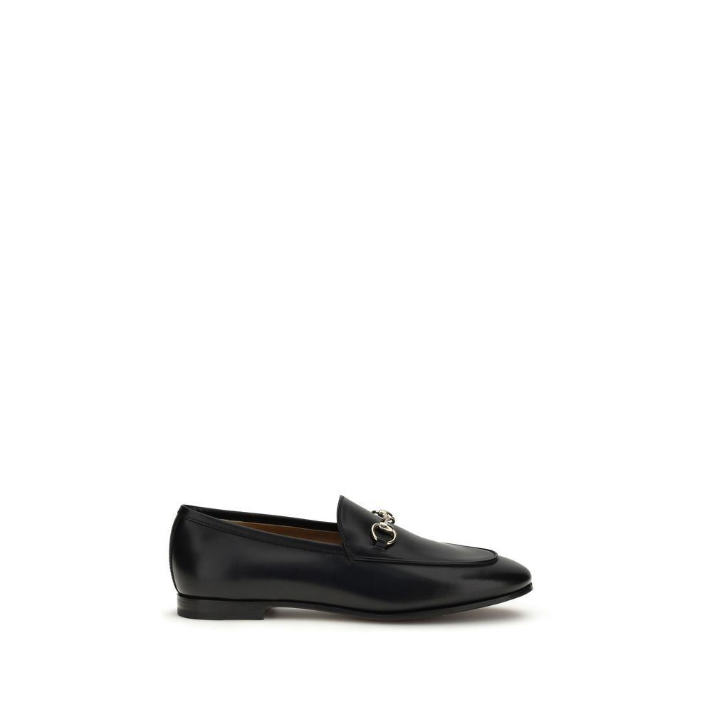 Gucci Black Calf Leather Loafers - Artisanal Luxury Footwear