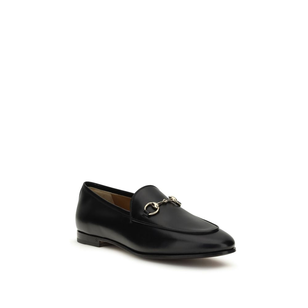 Gucci Black Calf Leather Loafers - Artisanal Luxury Footwear