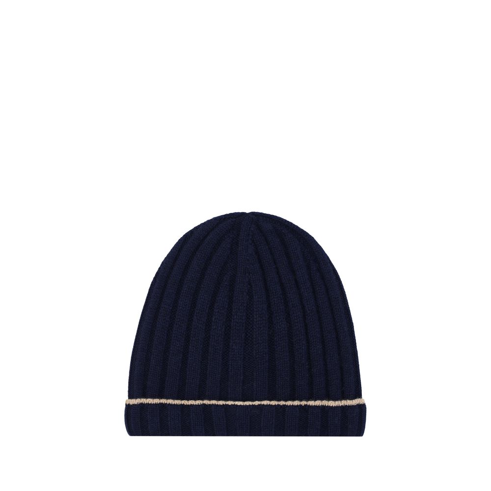 Brunello Cucinelli Cashmere Beanie - Artisanal Luxury Accessory