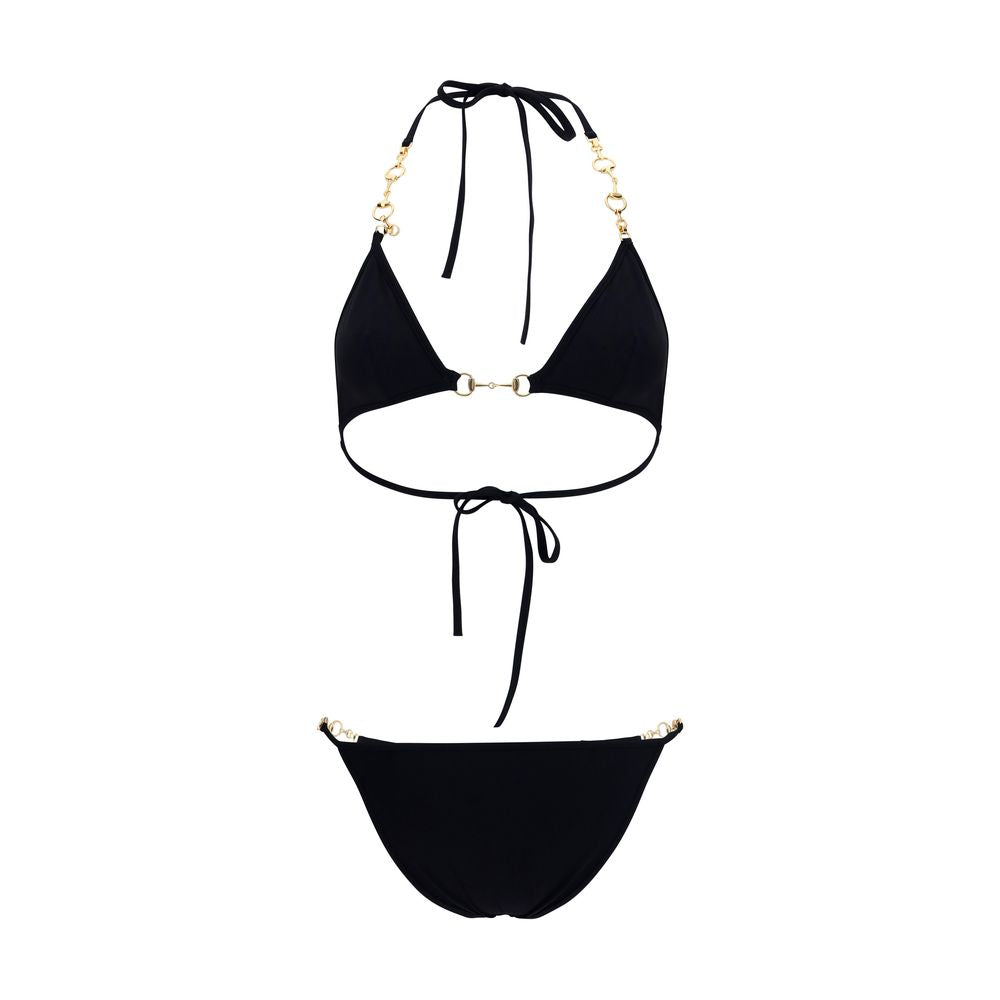 Gucci Black Polyamide Bikini - Luxury Couture Swimwear