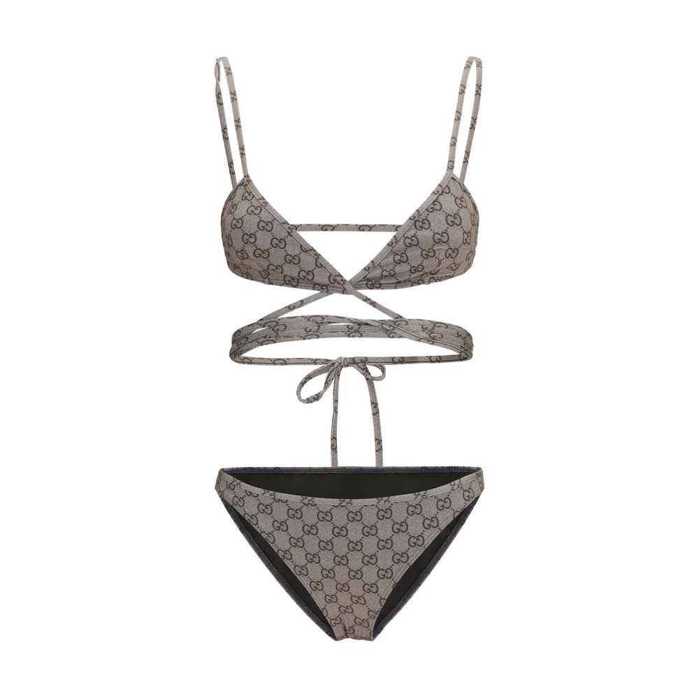 Gucci Beige Polyester Bikini – Exquisite Luxury Swimwear