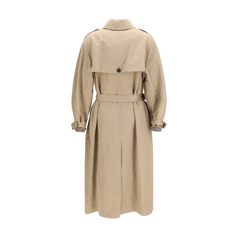 Brunello Cucinelli Beige Cotton Coat - Timeless Luxury Elegance