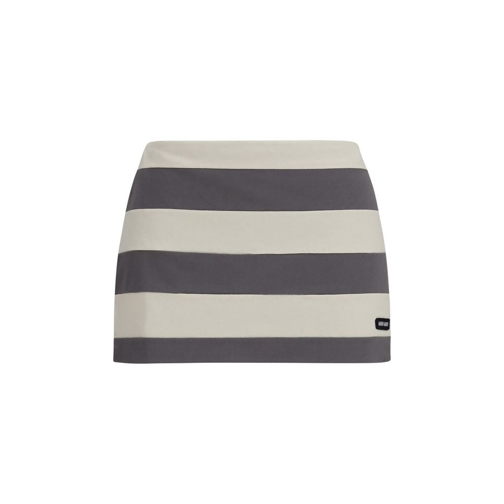 Elevate your wardrobe with the Miu Miu Multicolor Cotton Mini Skirt, a masterpiece of artisanal elegance and modern sophistication, crafted for the discerning fashionista.