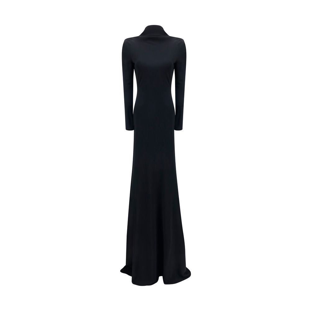 Discover the Tom Ford Black Viscose Cocktail Dress, a masterpiece of luxury crafted from 100% viscose, embodying sophistication and sensual elegance for unforgettable evenings.