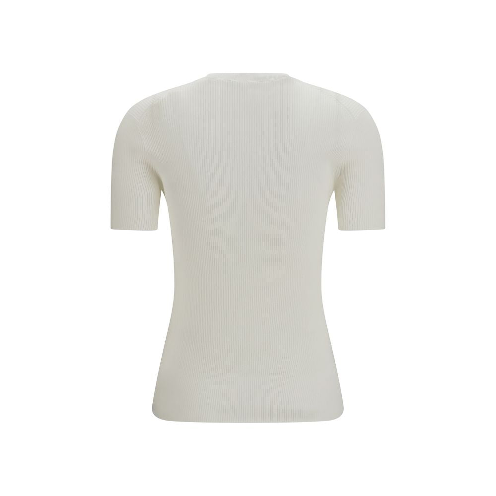 Indulge in the Fendi White Cotton Sweatshirt, a masterpiece of artisanal craftsmanship, where luxurious comfort meets sophisticated elegance, perfect for every occasion.