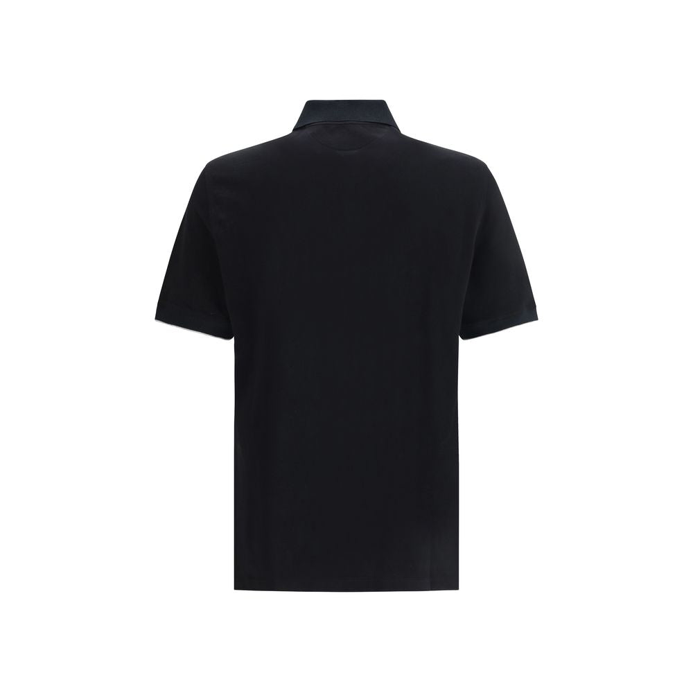 Brunello Cucinelli Black Cotton Shirt, Designer Artisanal Elegance