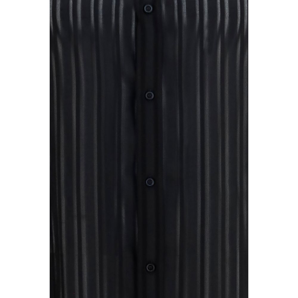 Gucci Black Silk Dress Shirt - Artisanal Elegance Redefined