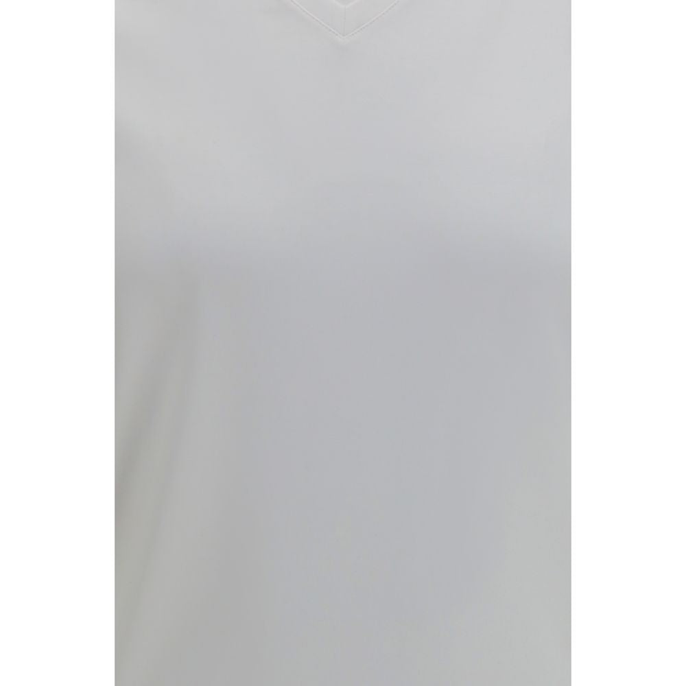 Elevate your wardrobe with the Gucci White Modal T-Shirt, crafted from luxurious modal and elastane for a soft, elegant fit that embodies timeless sophistication.