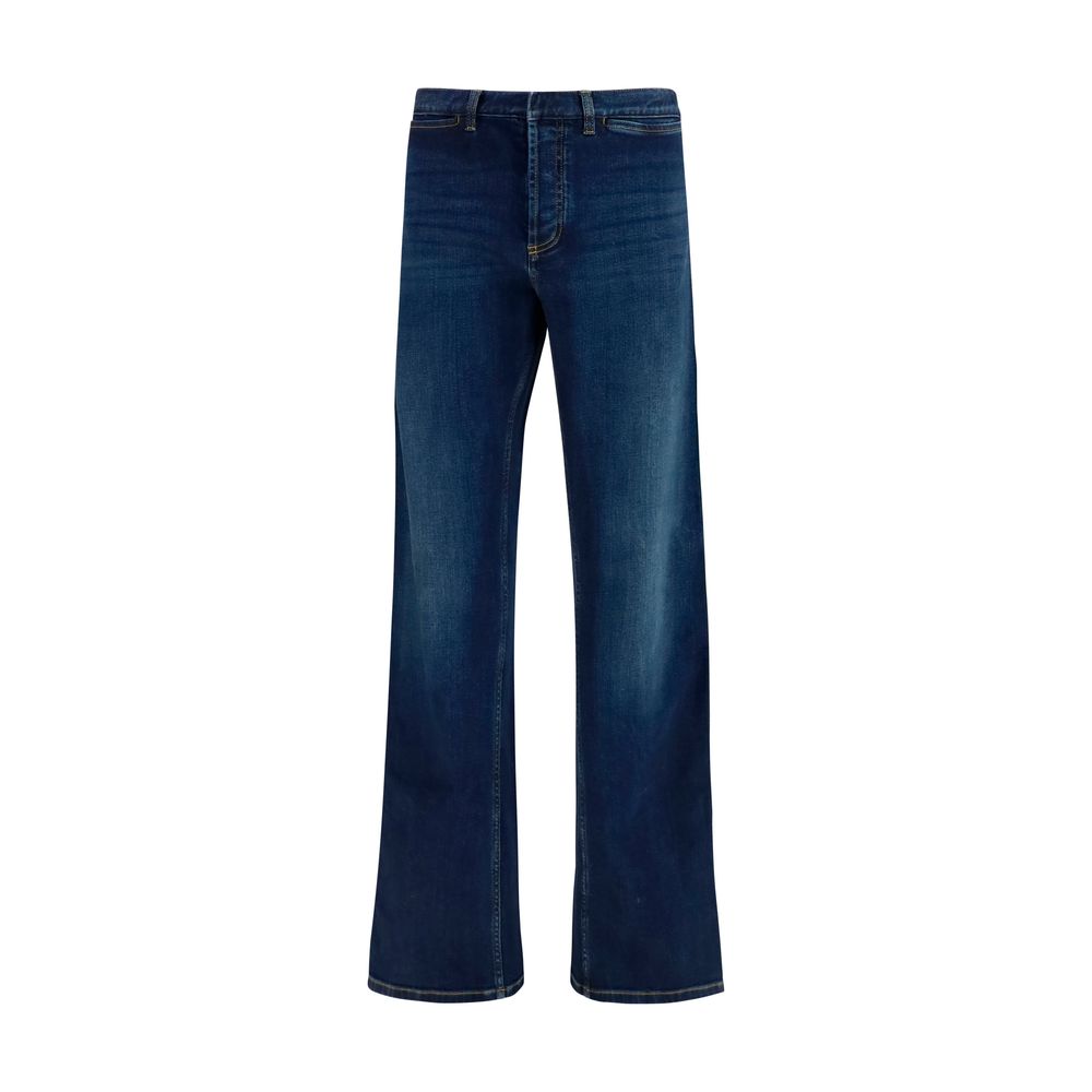 Gucci Blue Cotton Flared Jeans - Luxury Denim Redefined