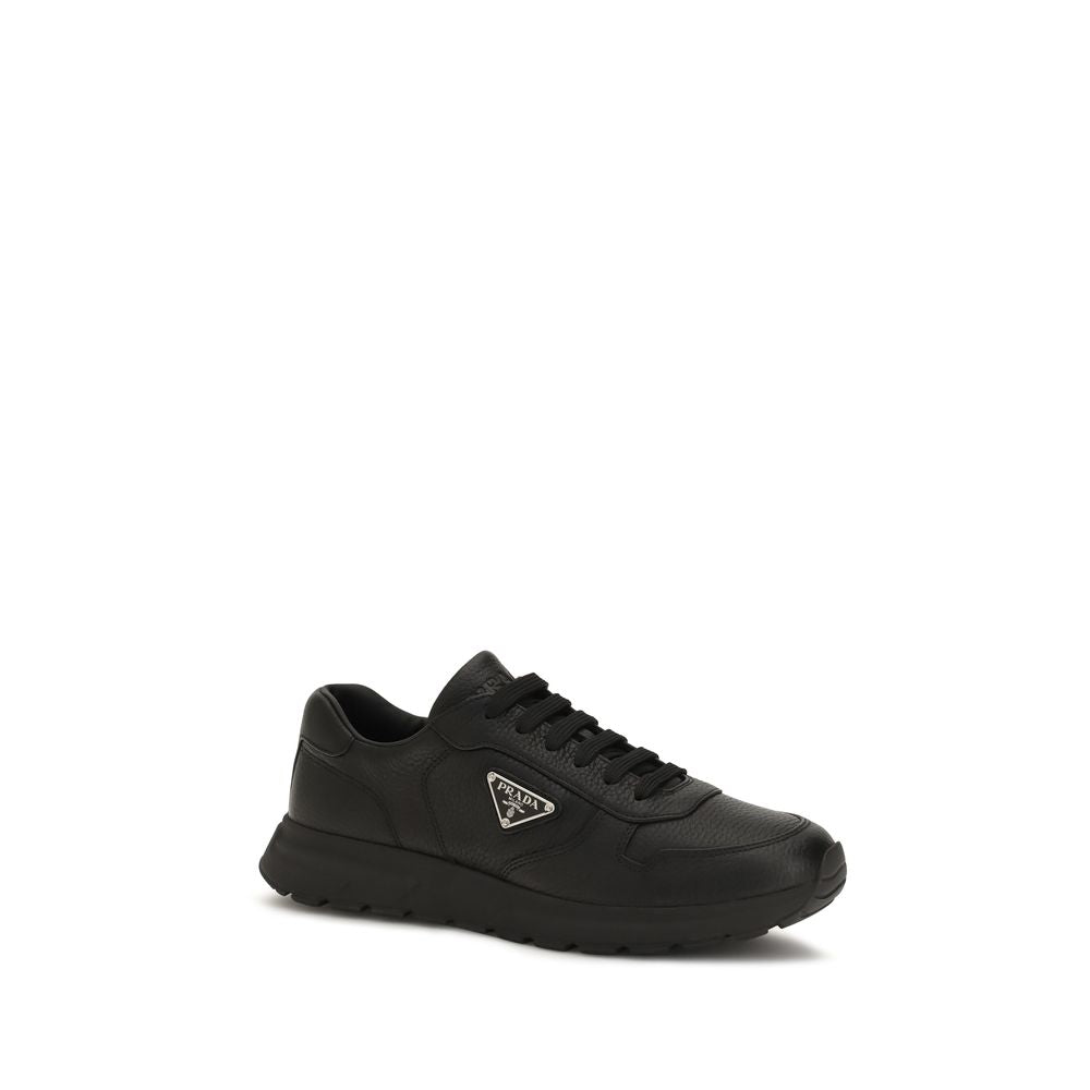 Prada Black Polyester Athletic Sneakers - Luxury Versatile Footwear