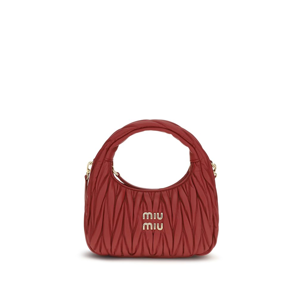Indulge in the Miu Miu Multicolor Calf Leather Bos Taurus Shoulder Bag, a masterpiece of AW26 collection craftsmanship, offering luxurious style and timeless elegance for the discerning fashion aficionado.