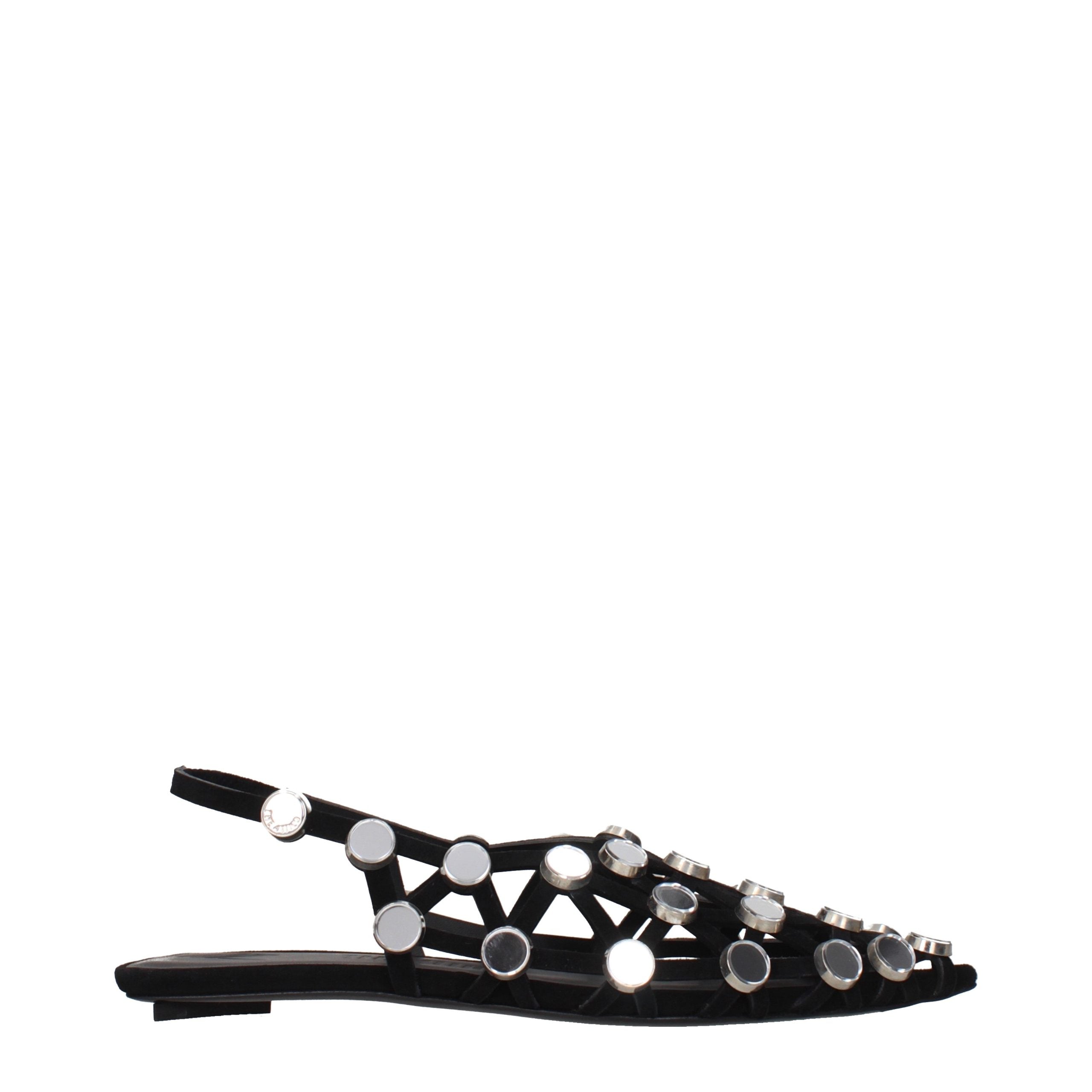 Discover the allure of The Attico Black Leather Ballet Flats, where exquisite craftsmanship meets timeless elegance, perfect for the discerning fashion connoisseur.