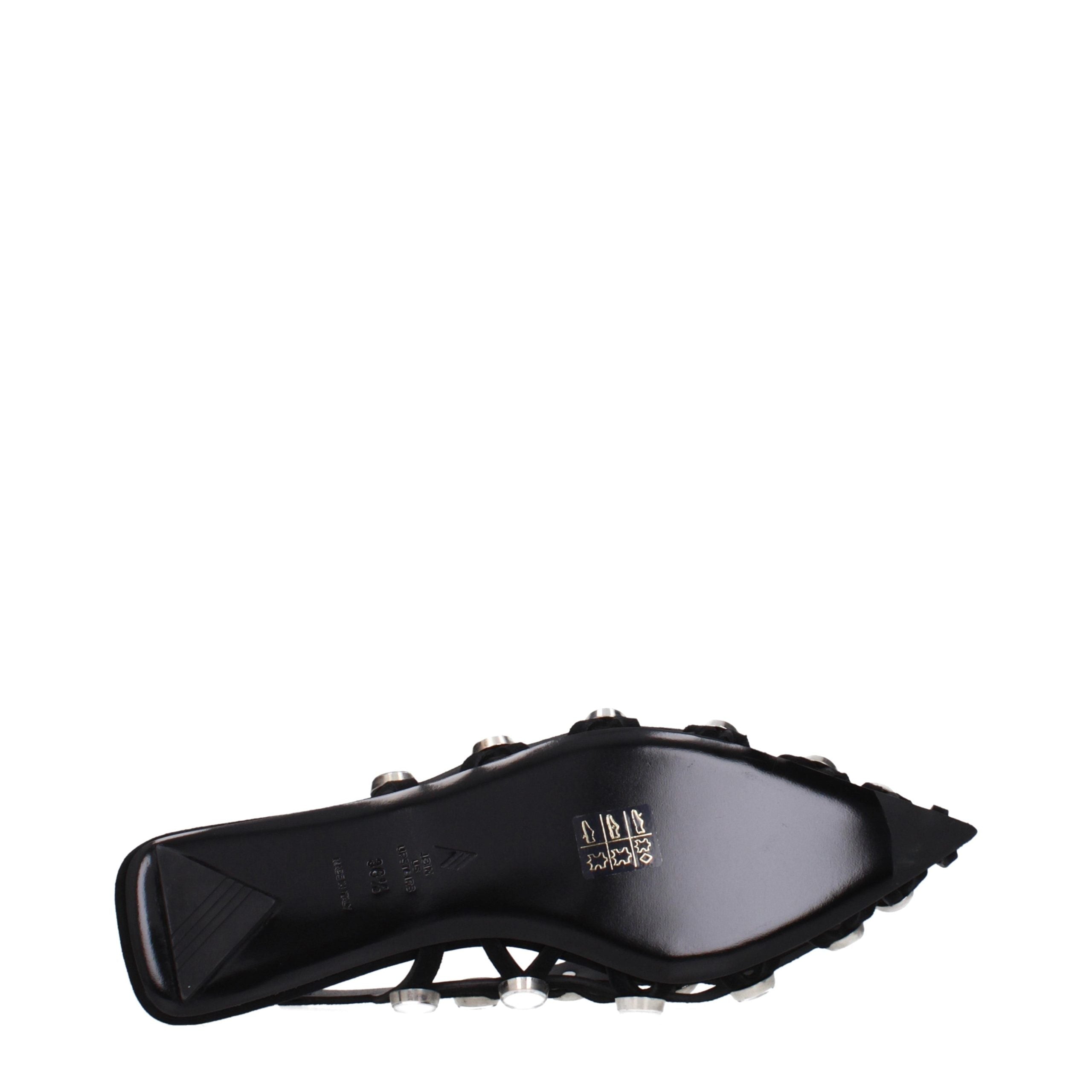 Experience the allure of The Attico Black Leather Ballet Flats, where exquisite craftsmanship meets modern elegance, perfect for the discerning fashion connoisseur.