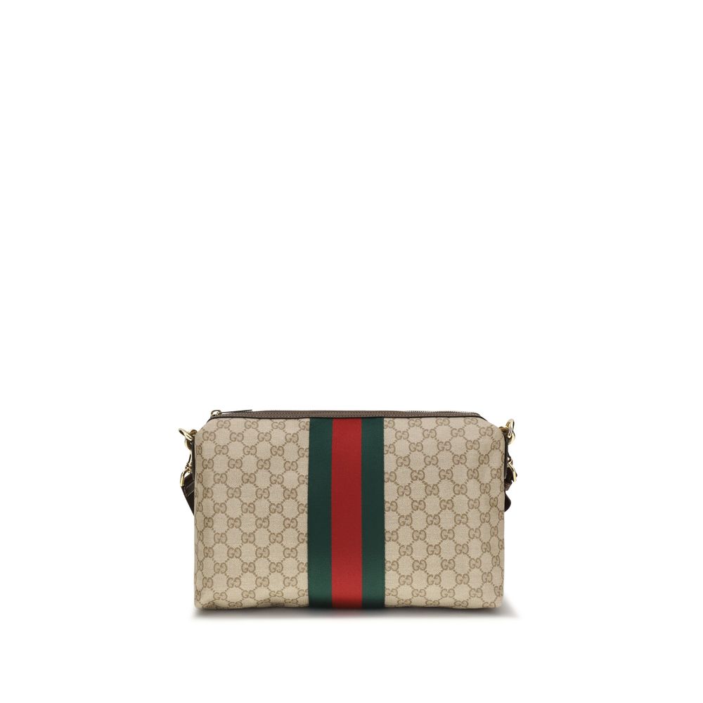 Gucci Beige Fabric Shoulder Bag - Artisanal Luxury Redefined