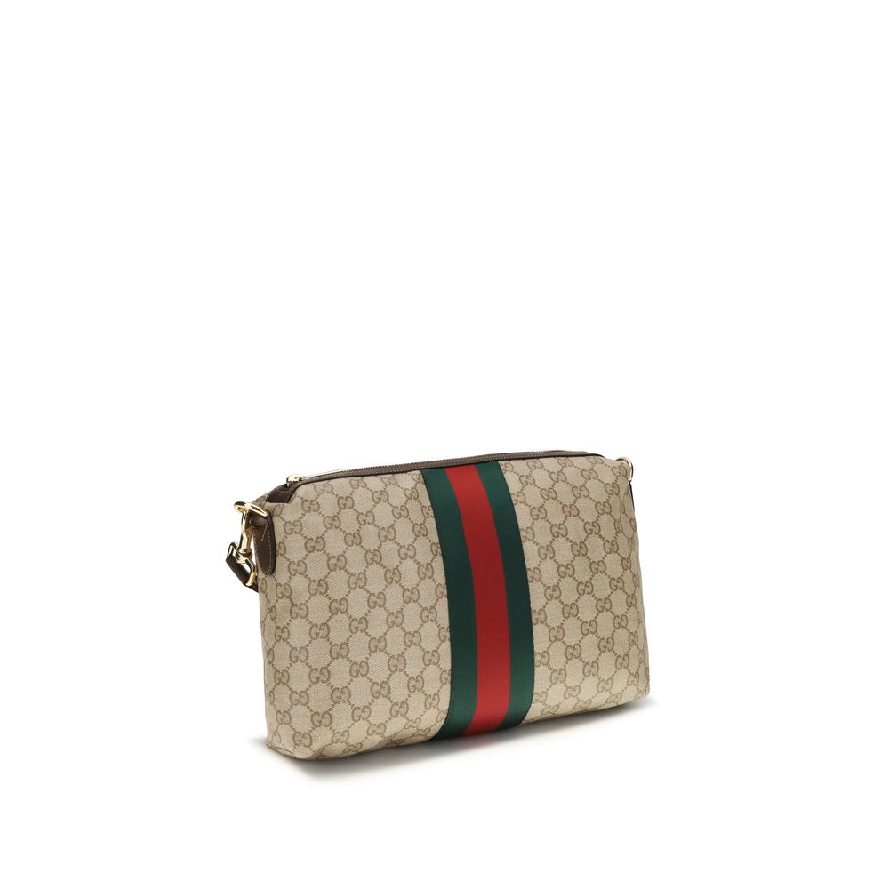 Gucci Beige Fabric Shoulder Bag - Artisanal Luxury Redefined