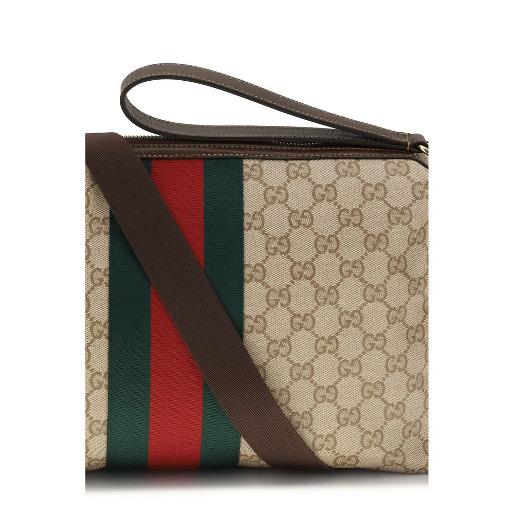 Gucci Beige Fabric Shoulder Bag - Designer Artisanal Luxury